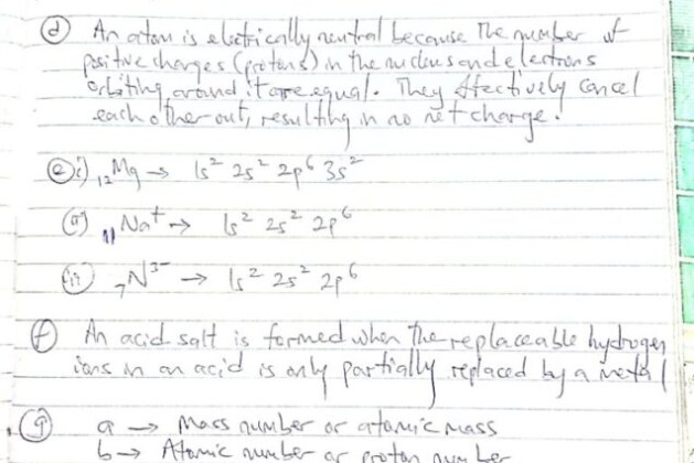WAEC Chemistry Answers Thursday 21st May 2025