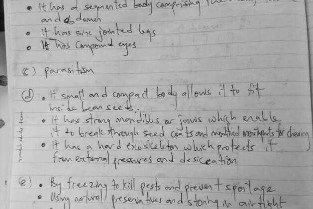 WAEC Biology Practical Answers Thursday 15th May 2025
